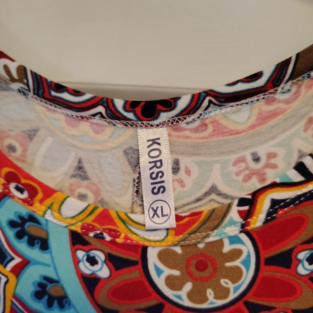 Colorful Mandala Print Dress - Picture 2 of 4